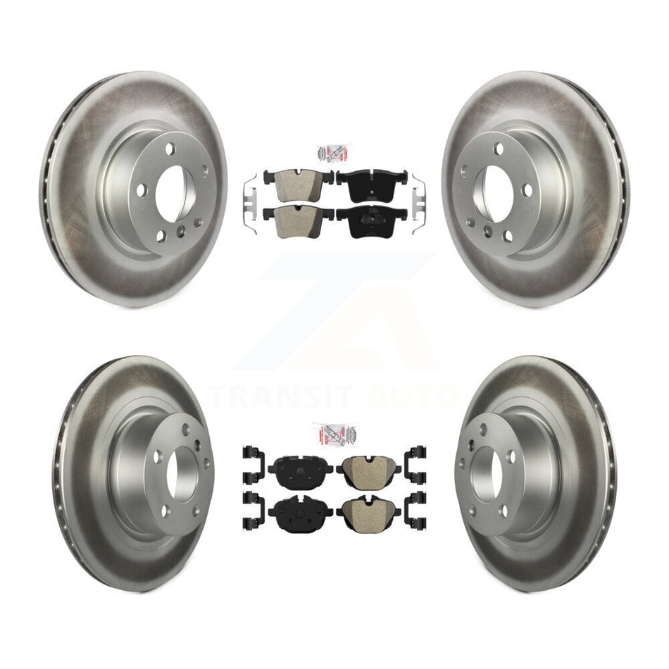 Front Rear Semi-Metallic Pads And Coated Disc Brake Rotors Kit For BMW X3 X4 KGA-101251