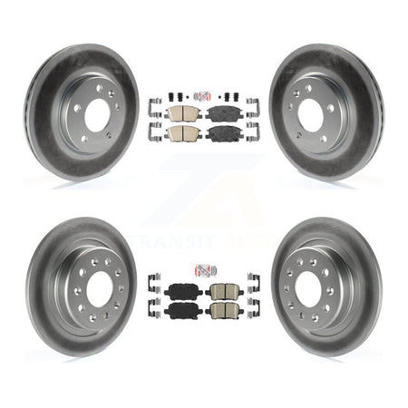 Front Rear Ceramic Pad Coat Disc Brake Rotor Kit For Chevrolet Equinox GMC Terrain Malibu KGA-101322