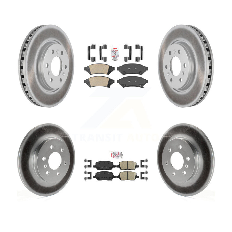 Front Rear Ceramic Pad Coat Brake Rotors Kit For Pontiac Montana Chevrolet Uplander Buick KGA-101446