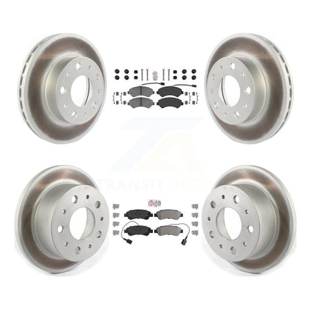 Front Rear Semi-Metallic Pad Coated Disc Brake Rotor Kit For Ram ProMaster 2500 3500 1500 KGA-101672