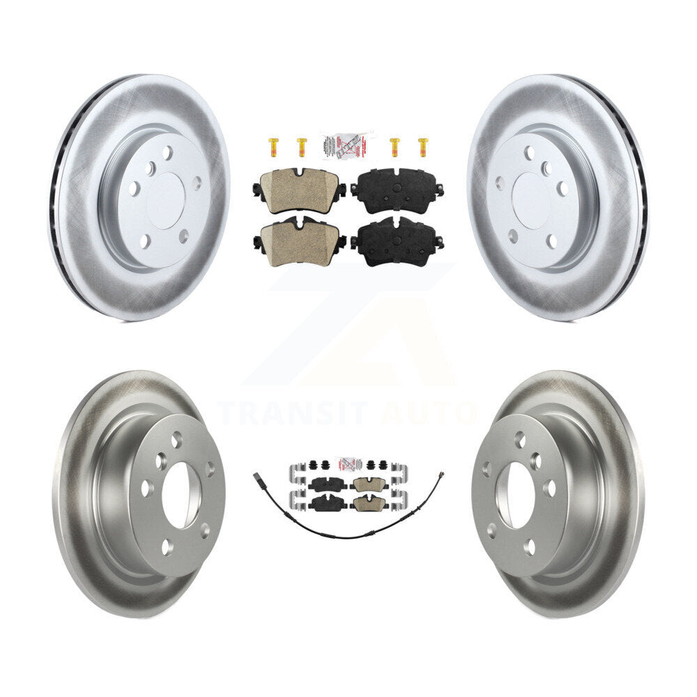 Front Rear Ceramic Pads And Coated Disc Brake Rotors Kit For Mini Cooper KGA-101735