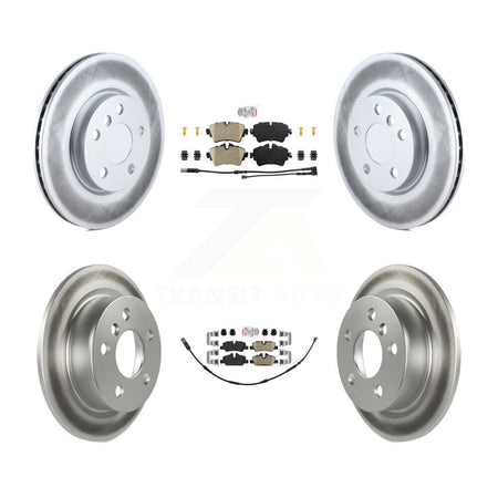 Front Rear Ceramic Pads And Coated Disc Brake Rotors Kit For Mini Cooper KGA-101736