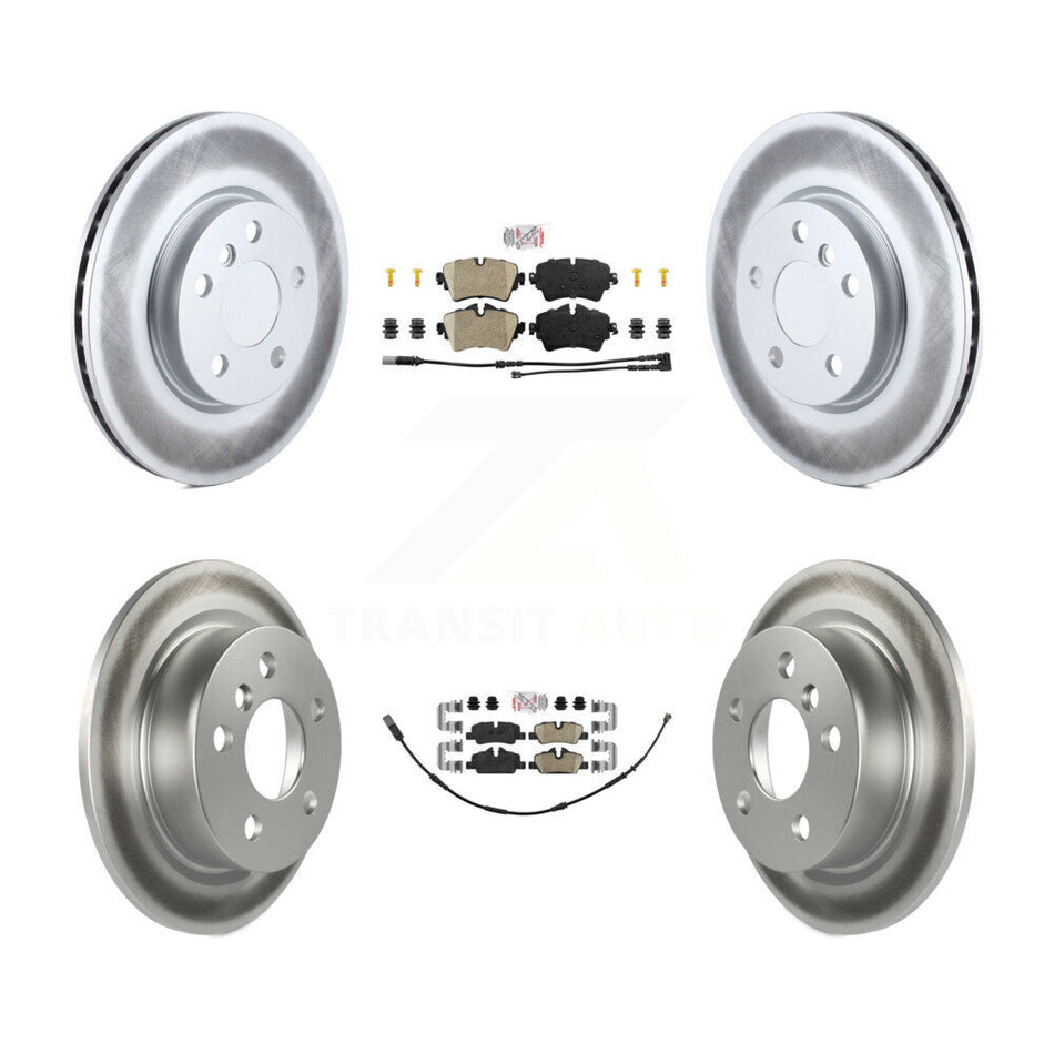 Front Rear Ceramic Pads And Coated Disc Brake Rotors Kit For Mini Cooper KGA-101736