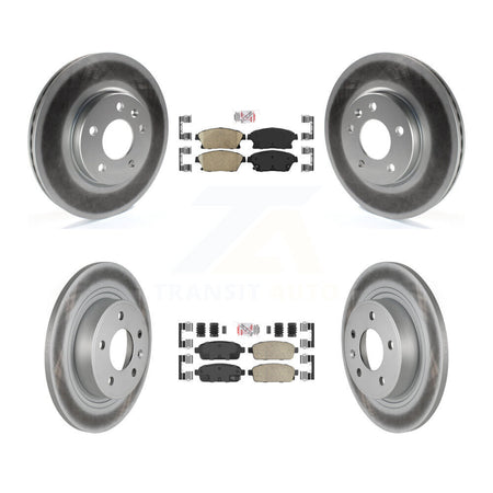 Front Rear Ceramic Pad Coat Brake Rotor Kit For Chevrolet Cruze Buick Verano Orlando Volt KGA-102894