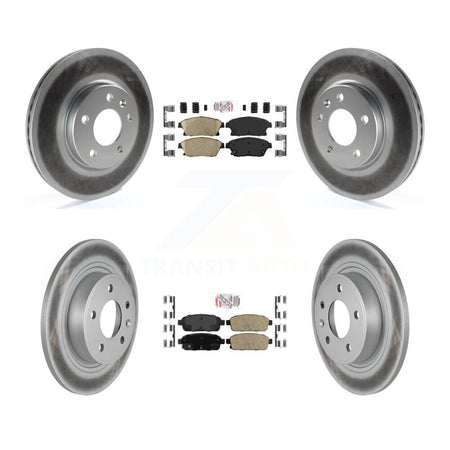Front Rear Ceramic Pad Coat Brake Rotor Kit For Chevrolet Cruze Buick Verano Orlando Volt KGA-102897
