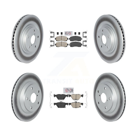 Front Rear Ceramic Pads And Coated Disc Brake Rotors Kit For Subaru Forester Crosstrek KGA-103175