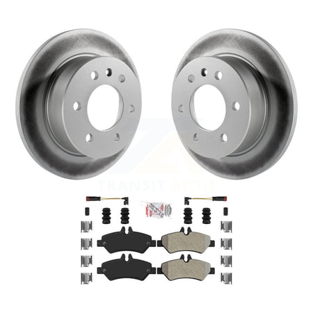 Rear Coated Brake Rotors Semi-Metallic Pad Kit For Sprinter 2500 Mercedes-Benz Dodge 3500 KGA-103379