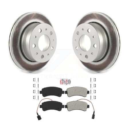 Rear Coated Brake Rotors Semi-Metallic Pad Kit For 2014-2021 Ram ProMaster 2500 3500 1500 KGA-103412