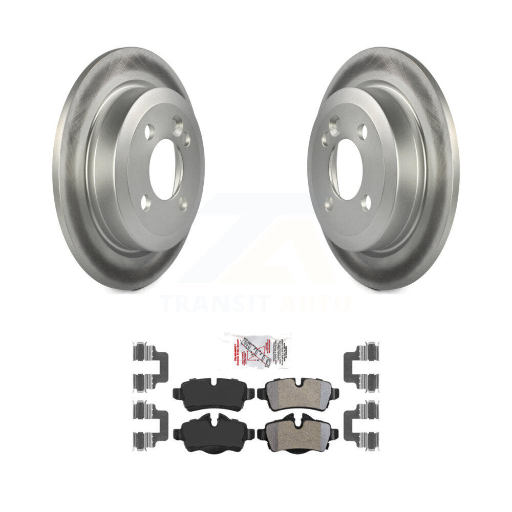 Rear Coated Disc Brake Rotors And Semi-Metallic Pads Kit For Mini Cooper KGA-103419