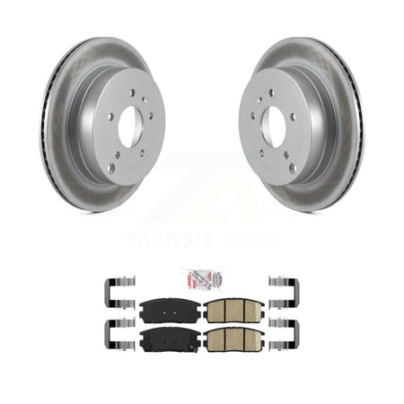 Rear Coated Brake Rotors Ceramic Pad Kit For Chevrolet Equinox Pontiac Torrent Saturn Vue KGA-103441