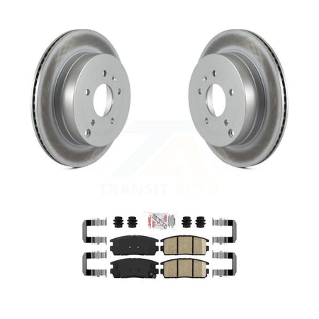 Rear Coated Brake Rotors Ceramic Pad Kit For Chevrolet Equinox Pontiac Torrent Saturn Vue KGA-103442