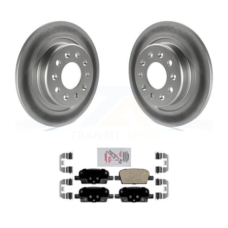 Rear Coat Disc Brake Rotor Ceramic Pad Kit For Chevrolet Malibu With Manual Parking KGA-103491