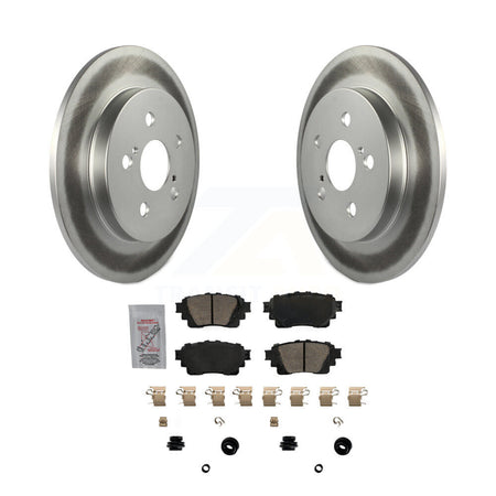 Rear Coat Brake Rotor Ceramic Pad Kit For Toyota Corolla 1.8L With Electric Parking KGA-103519