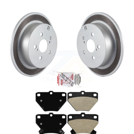 Rear Coat Brake Rotor Semi-Metallic Pad Kit For Toyota Matrix Corolla Pontiac Vibe Celica KGA-103569