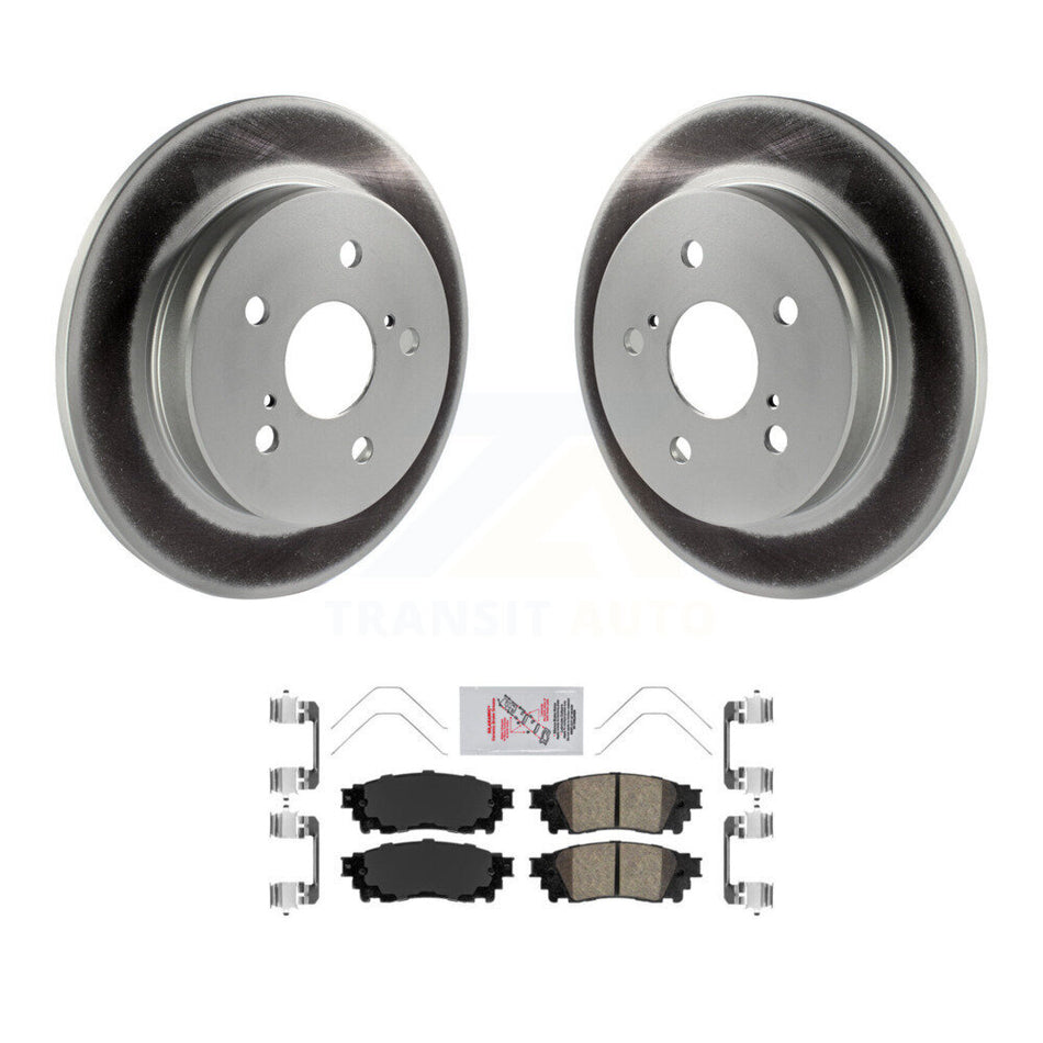 Rear Coat Disc Brake Rotor Ceramic Pad Kit For Toyota RAV4 Camry Lexus C-HR NX300 Corolla KGA-103616