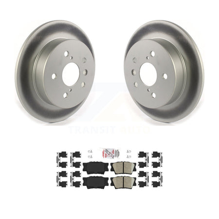 Rear Coated Disc Brake Rotors And Ceramic Pads Kit For Toyota Camry KGA-103621
