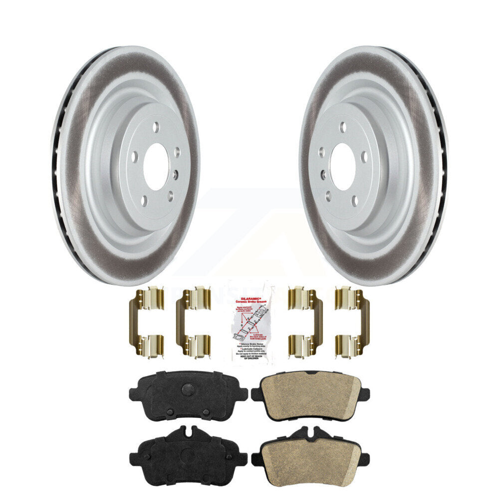 Rear Coated Brake Rotor Ceramic Pad Kit For Mercedes-Benz GL350 GLS450 ML400 GLS550 GL550 KGA-103687