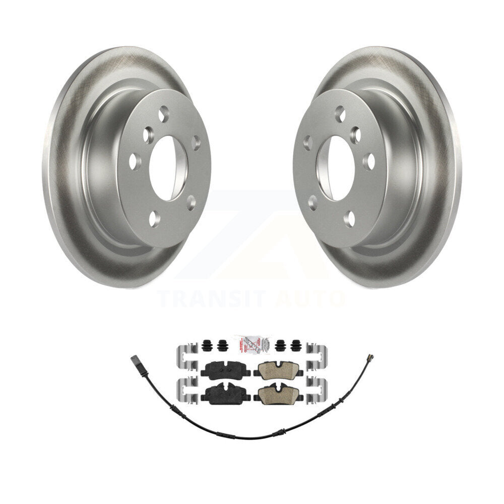 Rear Coated Disc Brake Rotors And Ceramic Pads Kit For Mini Cooper KGA-103697