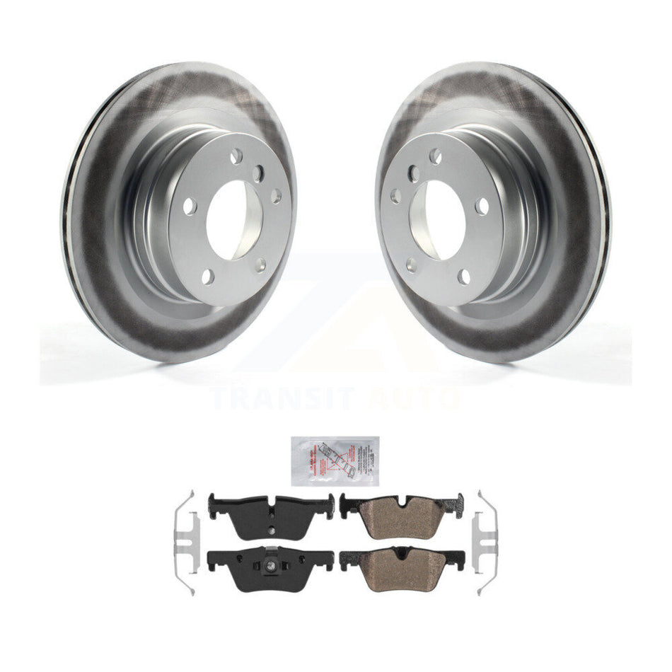 Rear Coat Brake Rotors Semi-Metallic Pad Kit For BMW 230i xDrive 228i 328i 320i 428i 328d KGA-103700