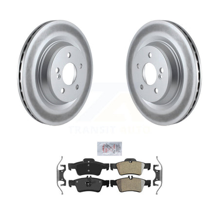 Rear Coat Brake Rotors Semi-Metallic Pad Kit For Mercedes-Benz S550 S450 SL550 S350 CL550 KGA-103714