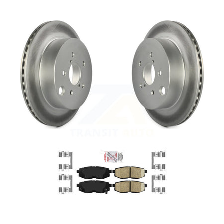 Rear Coated Disc Brake Rotors And Ceramic Pads Kit For 2014-2018 Subaru Forester 2.0L KGA-103739