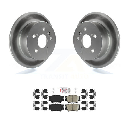 Rear Coated Disc Brake Rotors And Ceramic Pads Kit For Toyota Camry Lexus ES350 Avalon KGA-103751