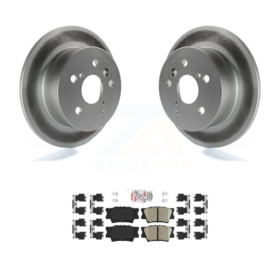 Rear Coated Disc Brake Rotors And Ceramic Pads Kit For Toyota Camry Lexus ES350 Avalon KGA-103751