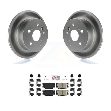 Rear Coated Disc Brake Rotors And Ceramic Pads Kit For Toyota Camry Lexus ES350 Avalon KGA-103752