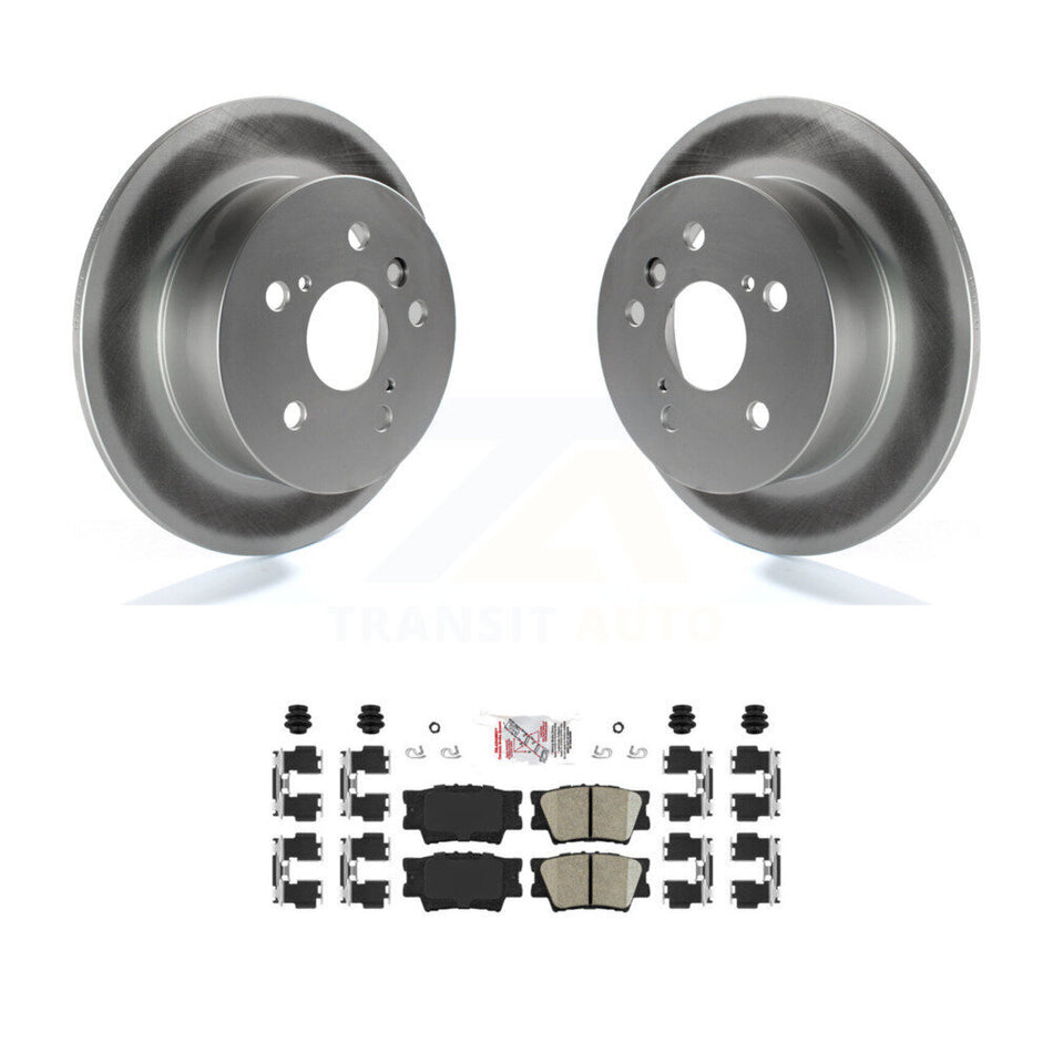 Rear Coated Disc Brake Rotors And Ceramic Pads Kit For Toyota Camry Lexus ES350 Avalon KGA-103752