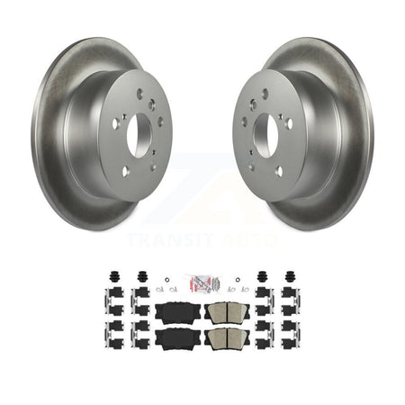 Rear Coated Disc Brake Rotor & Ceramic Pad Kit For Toyota Camry Lexus ES350 Avalon ES300h KGA-103754