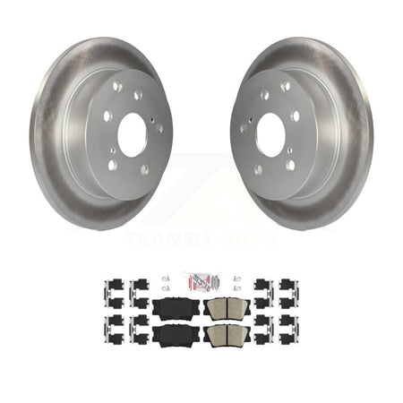Rear Coated Disc Brake Rotors And Ceramic Pads Kit For Toyota RAV4 Lexus HS250h KGA-103755