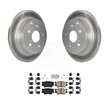 Rear Coated Disc Brake Rotors And Ceramic Pads Kit For Toyota RAV4 Lexus HS250h KGA-103756