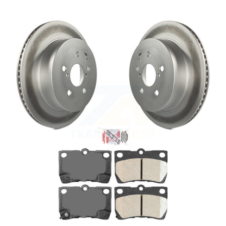 Rear Coat Disc Brake Rotor Ceramic Pad Kit For Lexus IS250 IS350 GS350 GS300 GS450h GS430 KGA-103800