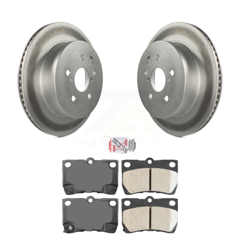 Rear Coat Disc Brake Rotor Ceramic Pad Kit For Lexus IS250 IS350 GS350 GS300 GS450h GS430 KGA-103800