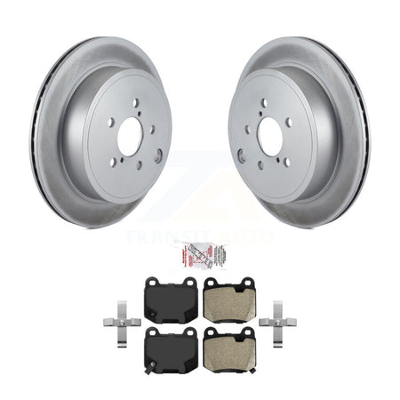 Rear Coated Disc Brake Rotors And Semi-Metallic Pads Kit For Subaru BRZ Toyota 86 KGA-103803