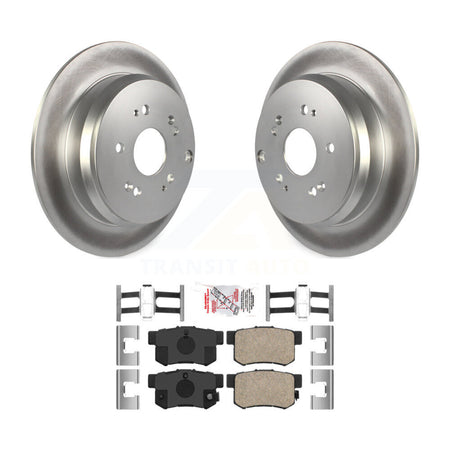 Rear Coated Disc Brake Rotors And Ceramic Pads Kit For Acura RDX KGA-103856