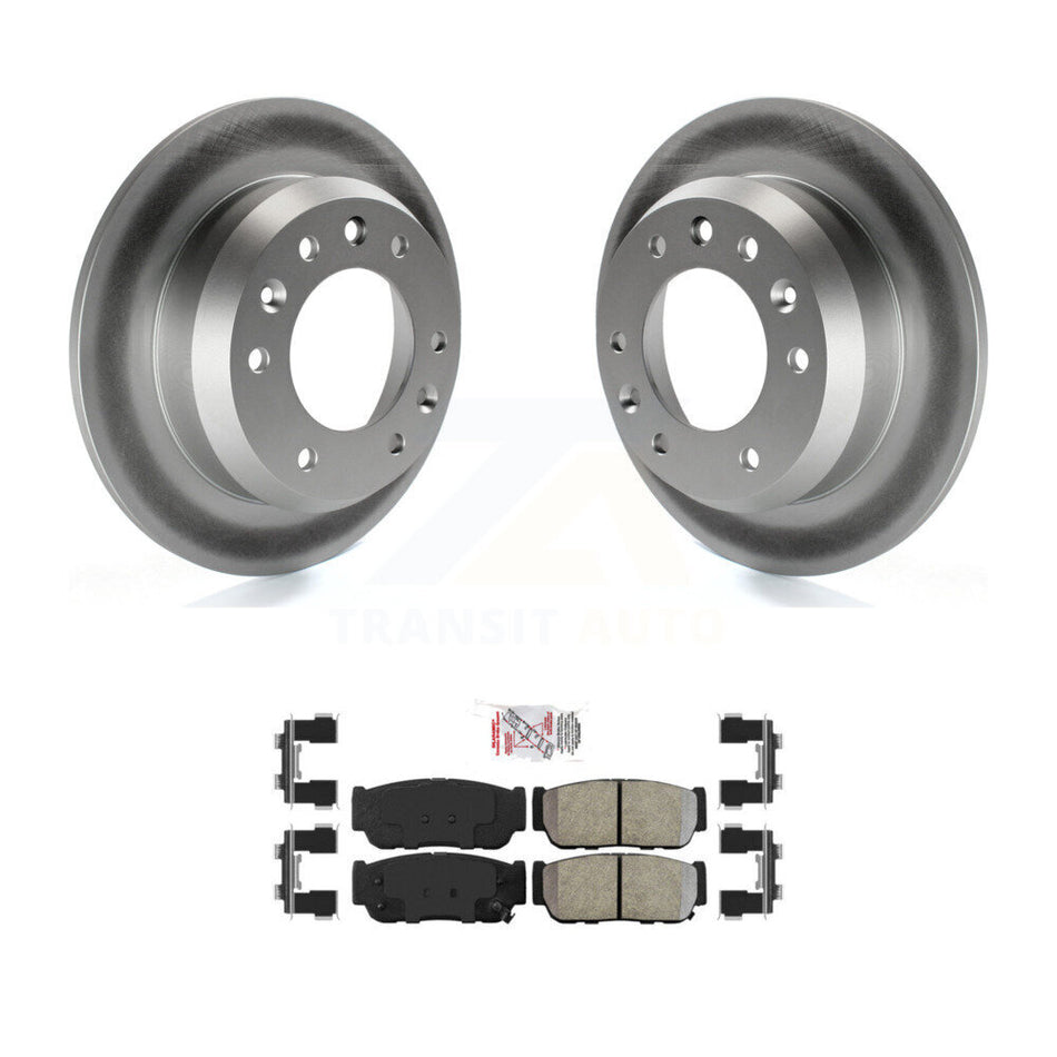 Rear Coat Brake Rotors Semi-Metallic Pad Kit For Hyundai Entourage Kia Sedona To 04/27/06 KGA-103866