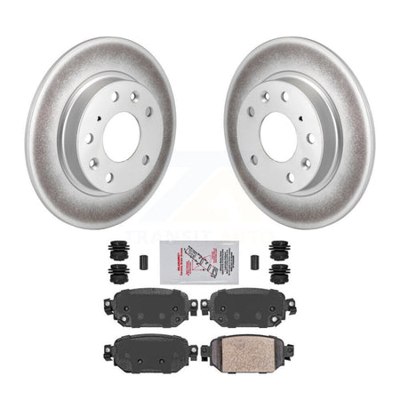 Rear Coated Disc Brake Rotors And Ceramic Pads Kit For Mazda 3 CX-3 Sport KGA-103869