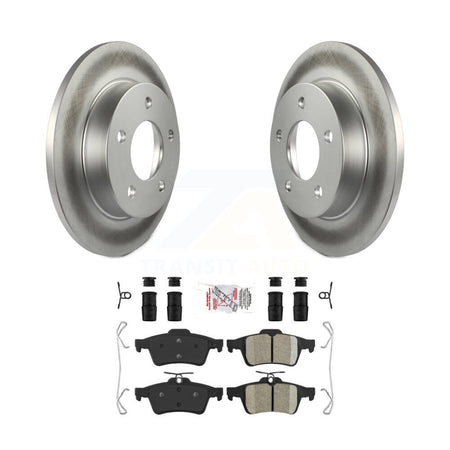 Rear Coated Disc Brake Rotors And Ceramic Pads Kit For Mazda 3 Sport KGA-103930
