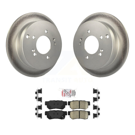 Rear Coated Disc Brake Rotor And Ceramic Pad Kit For Hyundai Tucson Kia Sportage Santa Fe KGA-103955