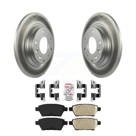 Rear Coat Brake Rotors Ceramic Pad Kit For Ford Fusion Mazda 6 Lincoln MKZ Zephyr Mercury KGA-103989