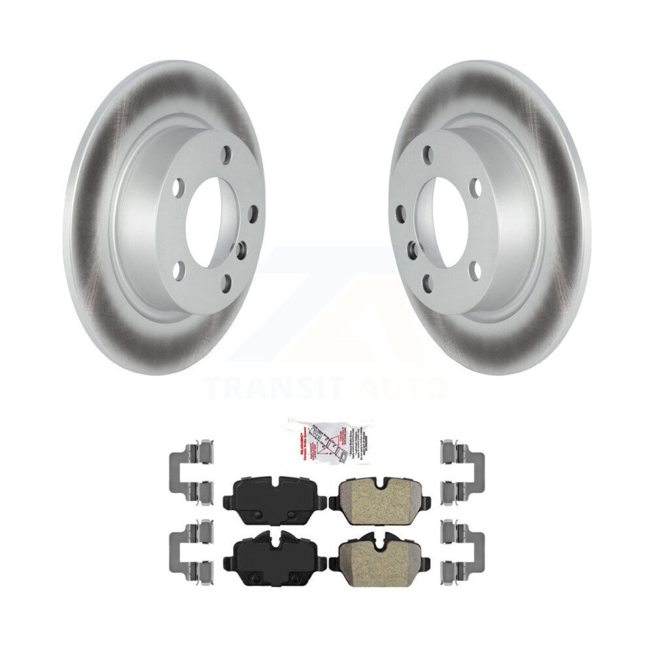 Rear Coated Disc Brake Rotor And Semi-Metallic Pad Kit For Mini Cooper Countryman Paceman KGA-104048