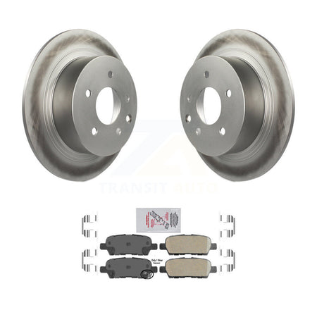 Rear Coated Disc Brake Rotors And Ceramic Pads Kit For Nissan Sentra Altima Juke Maxima KGA-104057