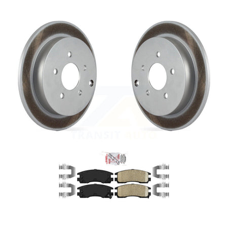 Rear Coat Disc Brake Rotor Ceramic Pad Kit For Buick Rendezvous Pontiac Montana Chevrolet KGA-104064