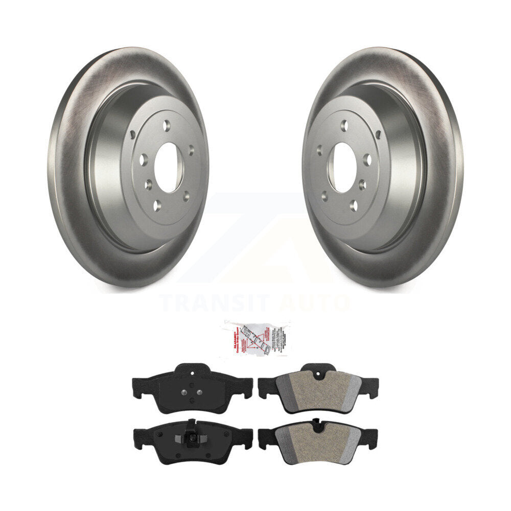 Rear Coat Brake Rotor Semi-Metallic Pad Kit For Mercedes-Benz ML350 ML320 R350 ML500 R320 KGA-104071