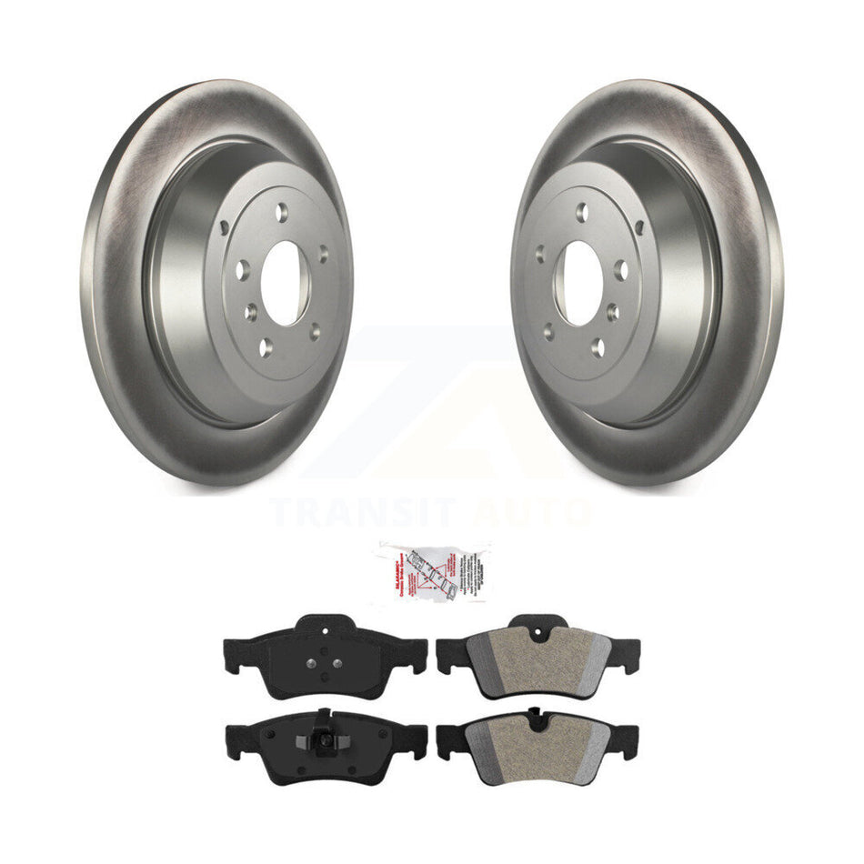 Rear Coat Brake Rotor Semi-Metallic Pad Kit For Mercedes-Benz ML350 ML320 R350 ML500 R320 KGA-104071
