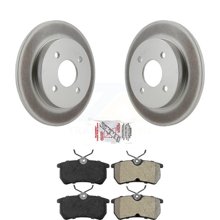 Rear Coated Disc Brake Rotors And Semi-Metallic Pads Kit For Ford Focus Fiesta KGA-104079