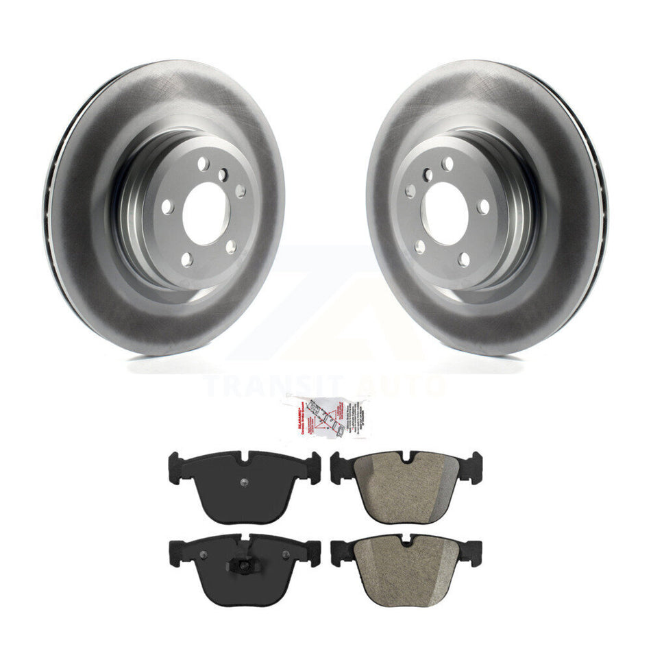 Rear Coat Brake Rotor Semi-Metallic Pad Kit For BMW 750i xDrive 750Li 550i GT Alpina B7 7 KGA-104082