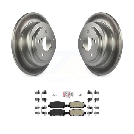 Rear Coated Disc Brake Rotors And Semi-Metallic Pads Kit For Subaru Forester Impreza KGA-104153