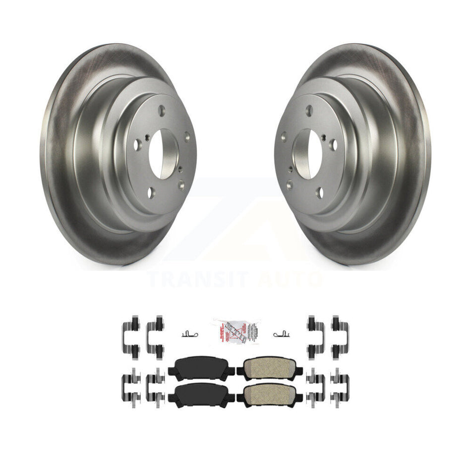 Rear Coated Disc Brake Rotors And Semi-Metallic Pads Kit For Subaru Forester Impreza KGA-104153